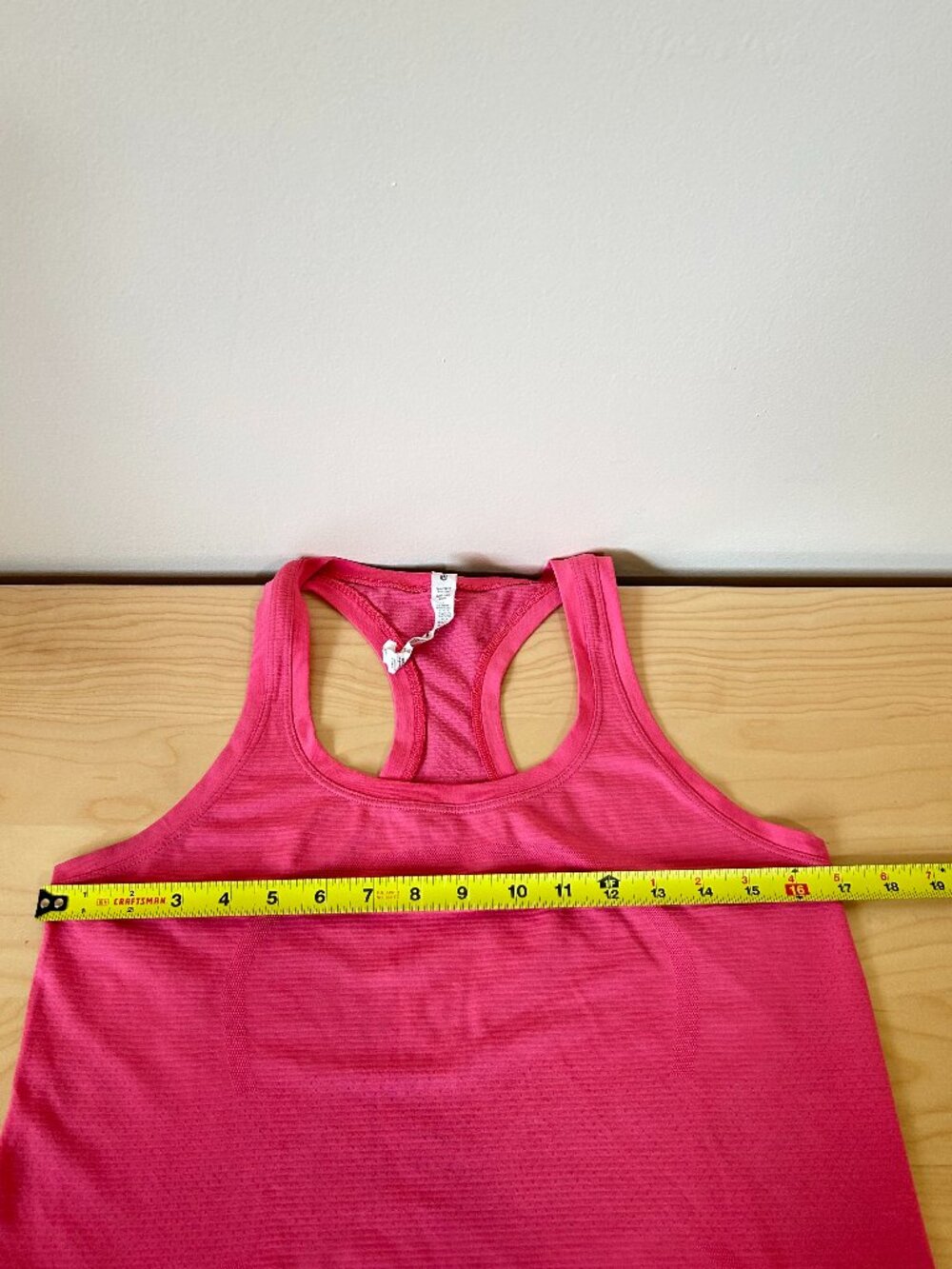 Lululemon Racerback Tank Top Pink Size 8 - Picture 5 of 8